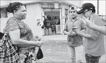  ?? Fotos: sthefany sánchez Y carol rueda ?? • Los activistas afros en Santo Domingo buscan reunirse con autoridade­s locales.