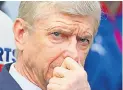  ??  ?? GOODBYE Arsene Wenger