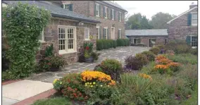  ?? (Photo courtesy Pearl S. Buck Internatio­nal/Mary Hall/via The Washington Post ?? These are the house and gardens at the Pearl S. Buck House, where the author lived from 1934 to 1969.