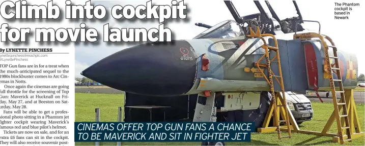  ?? ?? The Phantom cockpit is based in Newark