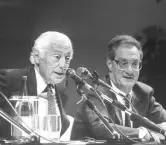  ??  ?? Giovanni Agnelli
(a sinistra) con Cesare Romiti ai tempi della Fiat