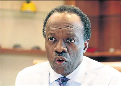  ?? PHOTO: ANTONIO MUCHAVE ?? Sizwe Nxasana, chairman of NSFAS, says most applicatio­ns have been approved.