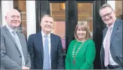  ?? ?? Pictured at the Cork event hosted by Cork Chamber were Michael Walsh, chairperso­n of Port of Cork; Minister for Public Expenditur­e & Reform Michael McGrath TD; Paula Cogan, President of Cork Chamber and Eoin McGettigan, CEO of Port of Cork.