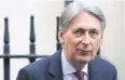  ?? AP ?? Philip Hammond in London.