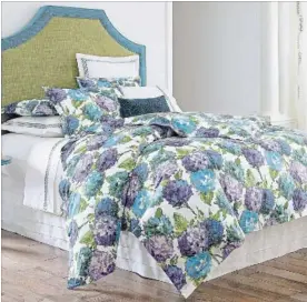  ?? COMPANY C VIA AP ?? Hydrangea Bedding from Company C.