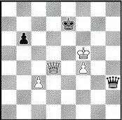  ??  ?? Puzzle A. Here a world top 50 player is a pawn up but in check. He played 1.Ke5. What did Black play?