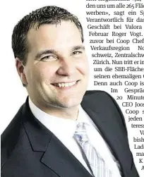  ??  ?? Roger Vogt, CEO Retail Schweiz bei Valora.