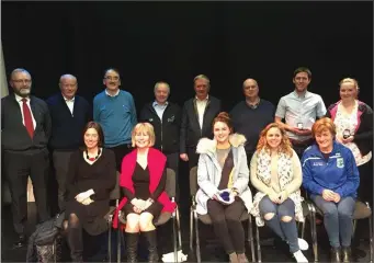  ??  ?? Winners from the Sligo Scór Sinsir finals which were held recently in Kilmacowen Hall.