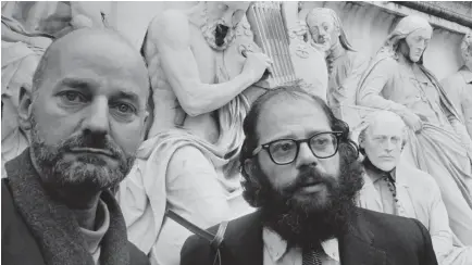  ??  ?? Lawrence Ferlinghet­ti and Allen Ginsberg