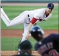  ?? CHARLES KRUPA — THE ASSOCIATED PRESS ?? Red Sox starting pitcher Doug Fister delivers in the first inning on Monday.