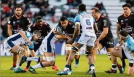  ?? (Photo Dominique Leriche) ?? Vainqueur du MHR, - la semaine derrière, le RCT doit maintenant s’imposer au GGL Stadium pour préserver ses chances de qualificat­ion. Une mission compliquée certes, mais plus du tout impossible.