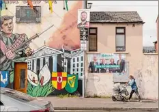  ?? Andrew Testa / New York Times ?? With more than half of the votes counted on Saturday, Sinn Fein, the main Irish nationalis­t party, closed in on victory, racking up 21 seats.