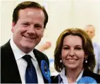  ??  ?? Accused: Elphicke and wife Natalie