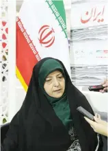  ??  ?? AMIR RAJABI/IRAN DAILY Vice President for Women and Family Affairs Masoumeh Ebtekar.