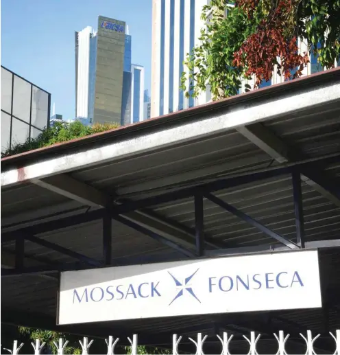  ?? Foto: AFP/Rodrigo Arangua ?? Eine Schaltstel­le des internatio­nalen Schwarzgel­dgeschäfts: die Kanzlei Mossack Fonseca in Panama City