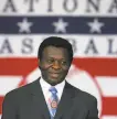  ?? Ezra Shaw / Getty Images 2005 ?? Lou Brock attended the 2005 induction ceremony at the Baseball Hall of Fame.