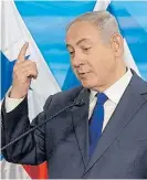  ??  ?? Poder. El premier Netanyahu.