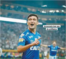  ?? BRUNO HADDAD/CRUZEIRO ?? Arrascaeta tem ano de artilheiro