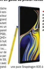  ??  ?? Avec son nouveau stylet S-Pen, un DeX revu et corrigé et des performanc­es encore plus élevées, le Galaxy Note 9 aura fort à faire.