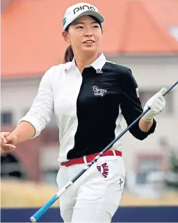  ?? Picture: PA. ?? Hinako Shibuno at the Aberdeen Standard Investment­s Ladies Scottish Open at The Renaissanc­e Club, North Berwick, last week.