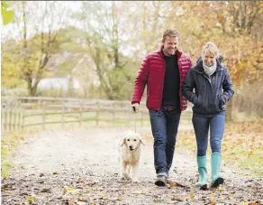  ??  ?? If good health is your goal, a regular walk can help you achieve it.