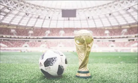  ?? (Adidas Twitter account) ?? FIFA and Adidas roll back the years with the reintroduc­tion of the 1970 Telstar football for the 2018 World Cup
