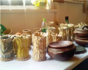  ?? PHOTOS: ?? Some other craft items made from cassava Adie Vanessa Offiong