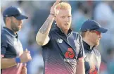  ??  ?? INJURY SCARE England all-rounder Stokes