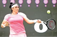  ?? - AFP photo ?? Tunisia’s Ons Jabeur and Australian Astra Sharma will play for the WTA Charleston 250 title after semi-final wins.