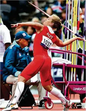  ??  ?? Bei den Paralympic­s 2012 in London holte Natalija Eder die Bronzemeda­ille