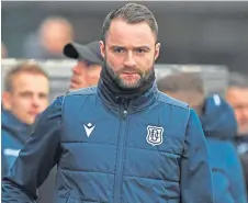  ??  ?? Dundee manager James McPake.