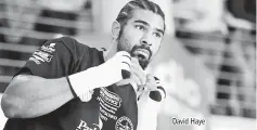  ??  ?? David Haye