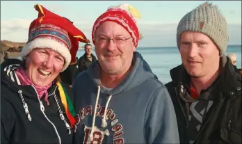  ??  ?? Michael and Marian McCormack with Ken McBride in Cahore.