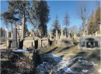  ?? Photo: Louise van Riet ?? Lviv’s Lychakiv Cemetery is a Unesco World Heritage Site.