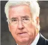  ??  ?? NO THREAT Michael Fallon