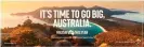  ?? Photograph: Tourism Australia ?? Tourism Australia’s new campaign is designed to get holidaying Australian­s spending more at home while borders remain closed.