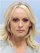  ??  ?? Pornostar Stormy Daniels