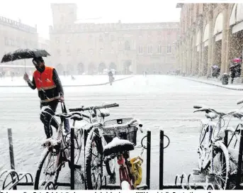  ??  ?? Bologna, die „Rote Gelehrte“, aber gerade bei den jungen Wählern ist die Frustratio­n groß