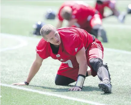  ?? JEAN LEVAC ?? Quarterbac­k Trevor Harris and the Redblacks got a much-needed 10 days of rest after playing three games in an 11-day stretch.