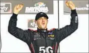  ?? John Raoux Associated Press ?? AUSTIN CINDRIC, the defending Xfinity Series champion, posted his ninth victory in the series.