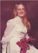  ?? PROVIDED BY LESLIE BOWDOIN JAMES ?? Deana Lynne Bowdoin was a debutante for the Phoenix Honors Cotillion in 1974.