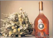  ??  ?? TICKLED PINK: Celebrity couple Angelina Jolie and Brad Pitt’s Miraval wine is going down well in wine circles