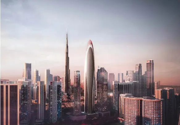  ?? Binghatti Properties ?? Mercedes-Benz Places, which is in Downtown Dubai and offers unobstruct­ed views of Burj Khalifa, is expected to break ground this year