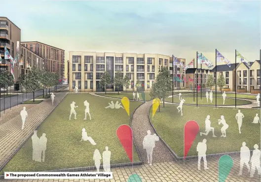  ??  ?? > The proposed Commonweal­th Games Athletes’ Village