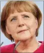  ??  ?? Angela Merkel