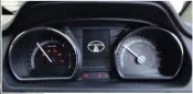  ??  ?? The instrument panel of the Hexa is loaded and offers plenty of informatio­n