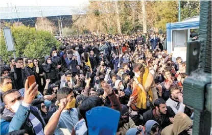  ?? AP ?? Por cuarto día consecutiv­o hubo manifestac­iones en varias ciudades.