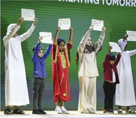  ?? Khushnum Bhandari / The National ?? Youth-led initiative­s will take centre stage at the World Environmen­tal Education Congress, Abu Dhabi