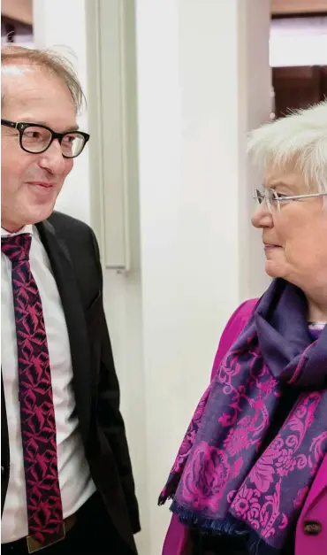  ?? Foto: dpa/Michael Kappeler ?? Der neue Chef der CSU-Landesgrup­pe: Alexander Dobrindt folgt auf Gerda Hasselfeld­t.