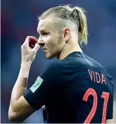  ?? (Getty Images) ?? Sopra le righe Il difensore croato Domagoj Vida, 29 anni, in gennaio è passato al Besiktas, in Turchia, dopo avere giocato con la Dinamo Kiev dal 2013 al 2018